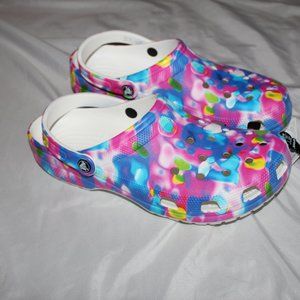 Crocs Men's & Women's Classic Solarized Clogs Tie Dye 207556-102 M12 W14 NWT